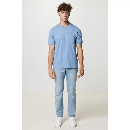 Iqoniq Sierra Lightweight T-shirt en coton recyclé, light heather blue, Image 8