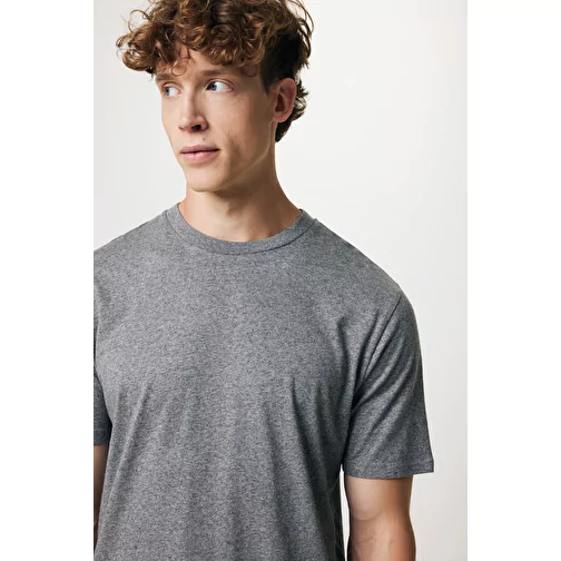T-shirt Iqoniq Sierra Lightweight en coton recyclé, non teint anthracite clair, Image 14