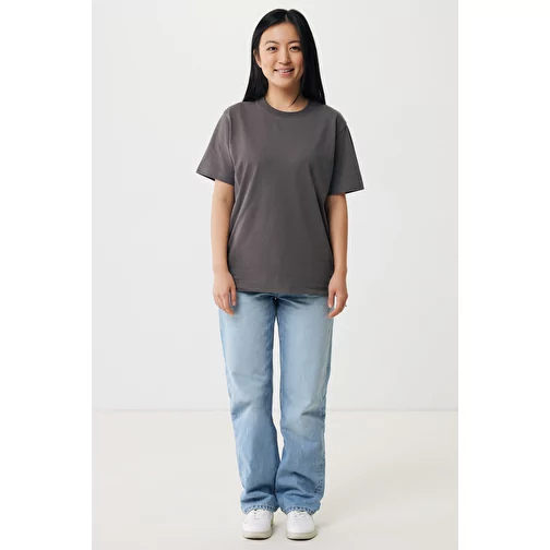 Iqoniq Kakadu relaxed T-shirt en coton recyclé, anthracite, Image 6