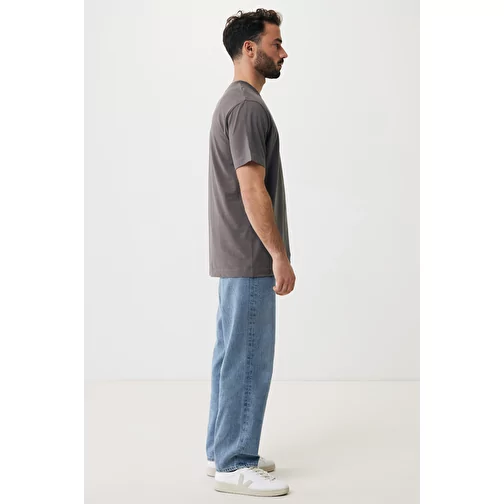 Iqoniq Kakadu relaxed T-shirt en coton recyclé, anthracite, Image 12