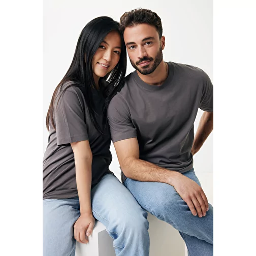 Iqoniq Kakadu relaxed T-shirt en coton recyclé, anthracite, Image 4