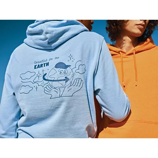 Sweat à capuche Iqoniq Rila Lightweight en coton recyclé, orange, Image 20