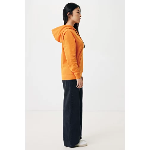 Sweat à capuche Iqoniq Rila Lightweight en coton recyclé, orange, Image 8