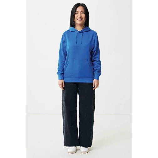 Sweat à capuche Iqoniq Rila Lightweight en coton recyclé, bleu roi, Image 6