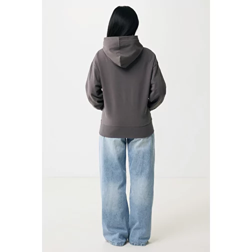 Iqoniq Yoho Hoodie Relax en coton recyclé, anthracite, Image 8