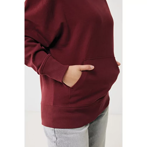 Sweat-shirt Iqoniq Yoho Relax en coton recyclé, bordeaux, Image 10