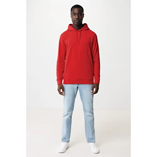 Sweat à capuche Iqoniq Jasper en coton recyclé, rouge, Image 8
