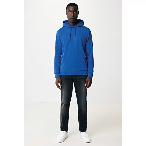 Sweat à capuche Iqoniq Jasper en coton recyclé, bleu roi, Image 7