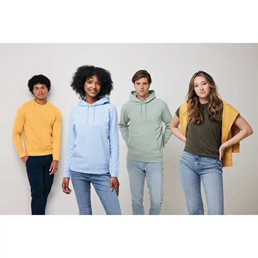 Sweat à capuche Iqoniq Jasper en coton recyclé, Iceberg green, Image 16