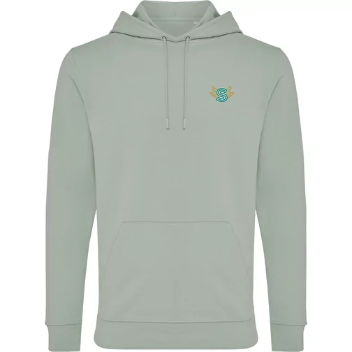 Sweat à capuche Iqoniq Jasper en coton recyclé, Iceberg green, Image 4
