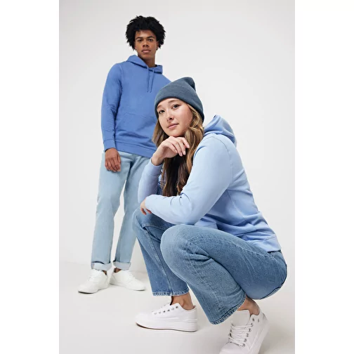 Sweat à capuche Iqoniq Jasper en coton recyclé, sky blue, Image 10