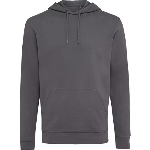 Sweat à capuche Iqoniq Jasper en coton recyclé, anthracite, Image 1