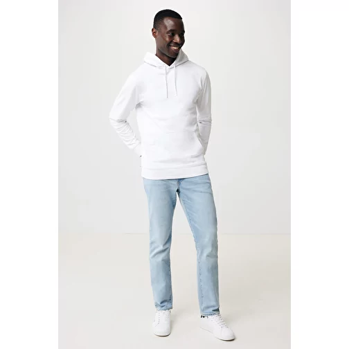 Sweat à capuche Iqoniq Jasper en coton recyclé, blanc recyclé, Image 11
