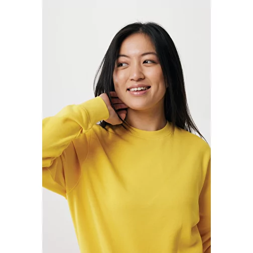 Iqoniq Etosha Lightweight Sweater en coton recyclé, jaune, Image 10
