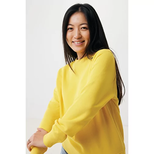 Iqoniq Etosha Lightweight Sweater en coton recyclé, jaune, Image 11