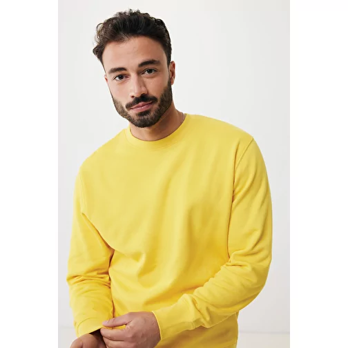 Iqoniq Etosha Lightweight Sweater en coton recyclé, jaune, Image 16