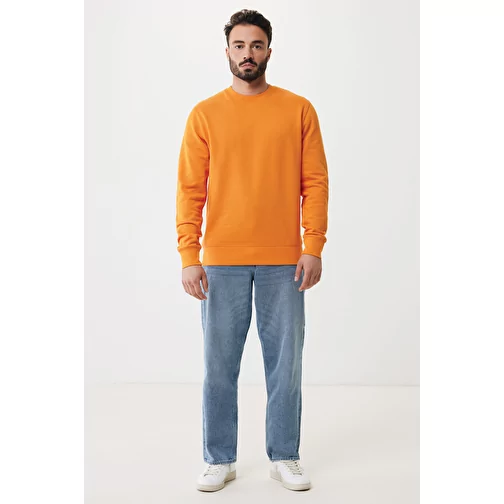 Iqoniq Etosha Lightweight Sweater en coton recyclé, orange, Image 10