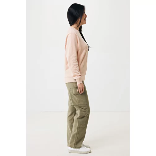 Iqoniq Etosha Lightweight Sweater en coton recyclé, peach nectar, Image 7