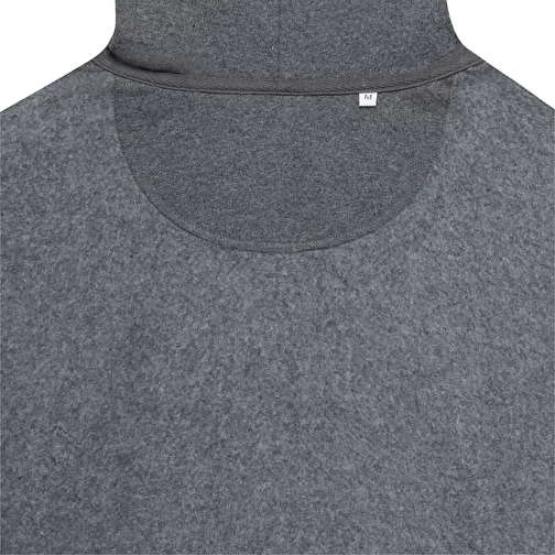 Sweat à capuche zippé Iqoniq Abisko en coton recyclé, heather anthracite, Image 3