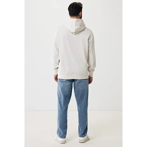 Iqoniq Yengo Hoodie avec poches latérales en rec. coton, ivory white, Image 8