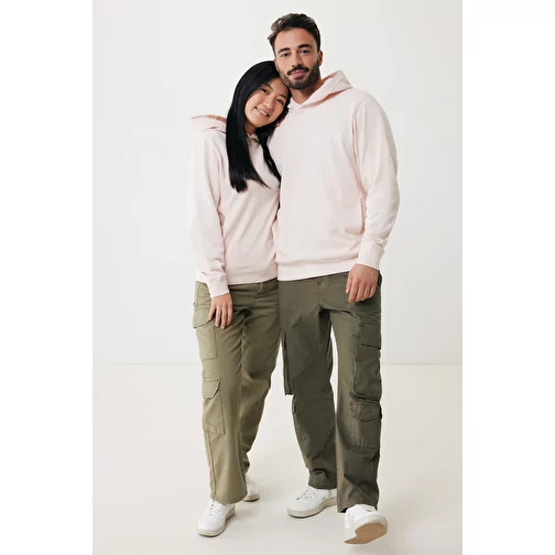 Iqoniq Yengo Hoodie avec poches latérales en rec. coton, cloud pink, Image 4