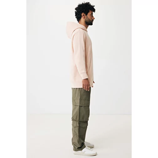 Iqoniq Yengo Hoodie avec poches latérales en rec. coton, peach nectar, Image 18