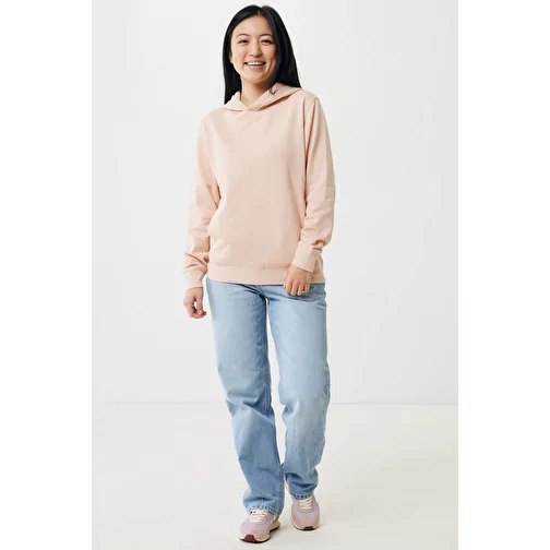 Iqoniq Yengo Hoodie avec poches latérales en rec. coton, peach nectar, Image 5