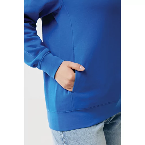 Iqoniq Yengo Hoodie avec poches latérales en rec. coton, bleu roi, Image 10