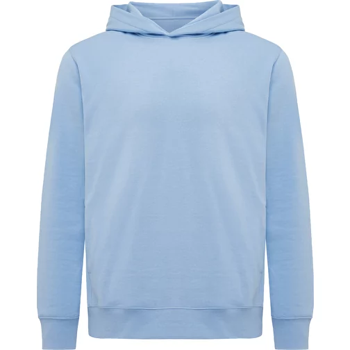 Iqoniq Yengo Hoodie avec poches latérales en rec. coton, sky blue, Image 1