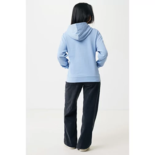 Iqoniq Yengo Hoodie avec poches latérales en rec. coton, sky blue, Image 8