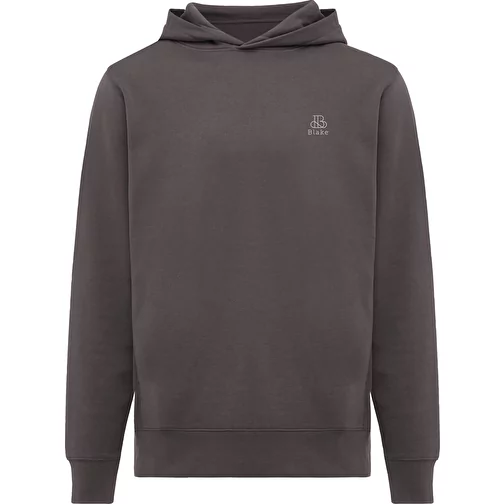 Iqoniq Yengo Hoodie avec poches latérales en rec. coton, anthracite, Image 3
