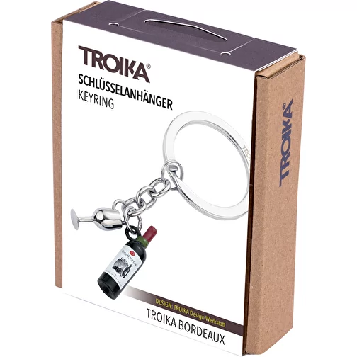 Porte-clés Thème Vin Avec Ouvre-bouteille - Pendentifs Raisin, Verre, Bouteille - Cadeau Original