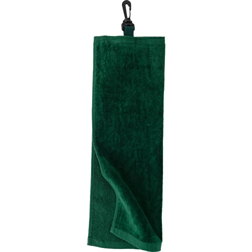 Serviette de bain en velours vert avec impression par transfert, Image 1