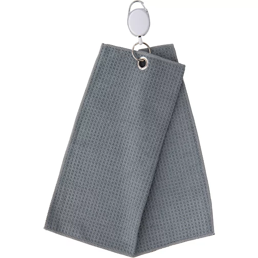 Jo-Jo Serviette microfibre 'Waffle' Mini gris, Image 3