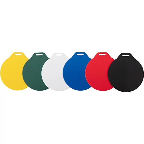 Étiquette à bagages R 100 ABS noire, impression en couleur 1c incluse, Image 2