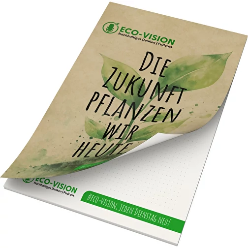 Bloc-notes Cover Recycling, A5, 50 feuilles avec 2 perforations de classement, Image 1