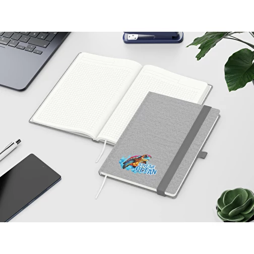 Carnet de notes Ocean-Book Recycling, gris, Image 3