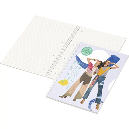 Bloc-notes Wire-O Recycling, 80 feuilles, Image 1