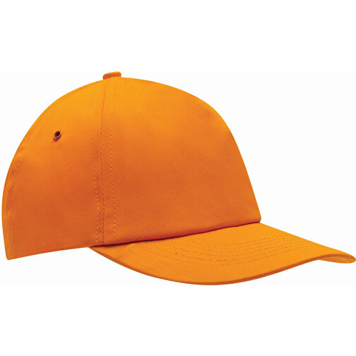 5-Panel-Cap RACING , orange, 100% Baumwolle, 200 g/m², 1,00cm (Länge), Bild 2