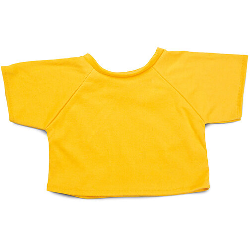 Mini-T-Shirt , gelb, 100% Polyester, 20,00cm x 0,50cm x 32,00cm (Länge x Höhe x Breite), Bild 1