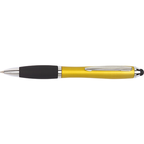 Kugelschreiber SWAY TOUCH , goldgelb, Kunststoff / Stahl, 13,50cm (Länge), Bild 3