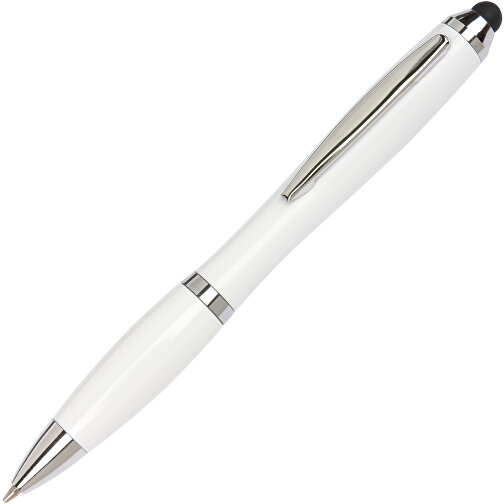 Kugelschreiber SWAY TOUCH , weiß, Kunststoff / Stahl, 13,50cm (Länge), Bild 2