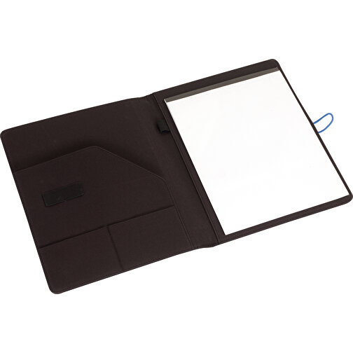 Dokumentenmappe SESSION , blau, schwarz, Polyester / PU, 32,50cm x 1,00cm x 25,00cm (Länge x Höhe x Breite), Bild 2