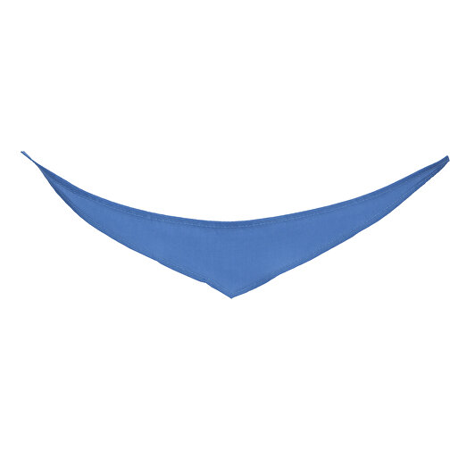 Dreiecktuch , blau, 100% Polyester, 36,50cm x 0,20cm x 6,50cm (Länge x Höhe x Breite), Bild 1