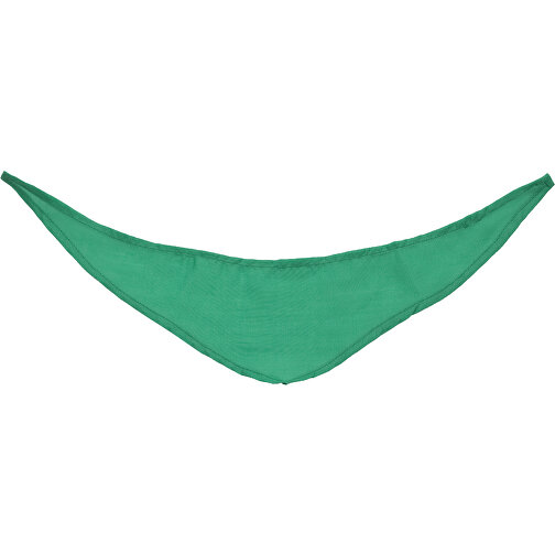 Dreiecktuch , grün, 100% Polyester, 37,00cm x 0,20cm x 9,00cm (Länge x Höhe x Breite), Bild 1