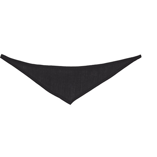 Dreiecktuch , schwarz, 100% Polyester, 21,50cm x 0,20cm x 6,50cm (Länge x Höhe x Breite), Bild 1