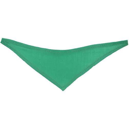 Dreiecktuch , grün, 100% Polyester, 21,50cm x 0,20cm x 6,50cm (Länge x Höhe x Breite), Bild 1