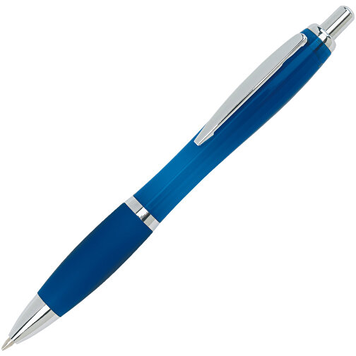 Kugelschreiber SWAY , blau, Kunststoff / Stahl, 14,00cm (Länge), Bild 2