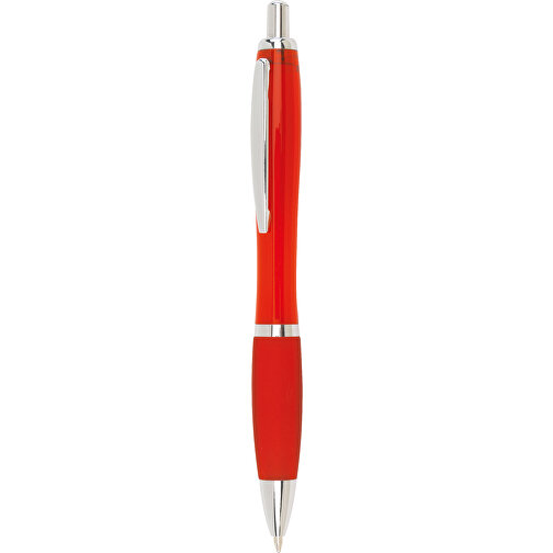 Kugelschreiber SWAY , rot, Kunststoff / Stahl, 14,00cm (Länge), Bild 1
