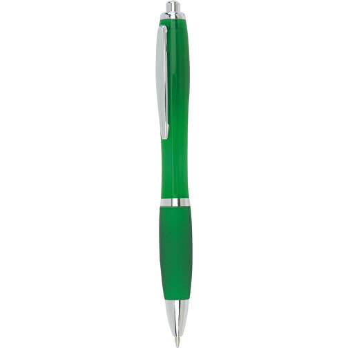 Kugelschreiber SWAY , grün, Kunststoff / Stahl, 14,00cm (Länge), Bild 1
